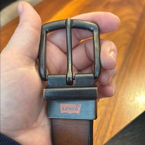 Levi's Black and Brown Reversible Belt Size XL 42-44 - Picture 1 of 9